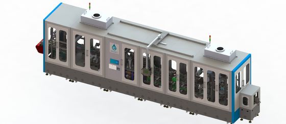 Legare la catena di montaggio con un nastro del pacchetto della batteria della produzione di attrezzature della batteria del film dell'isolamento