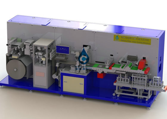 Linea di produzione di batterie agli ioni di litio da 200 W Tagliatrice laser per palo