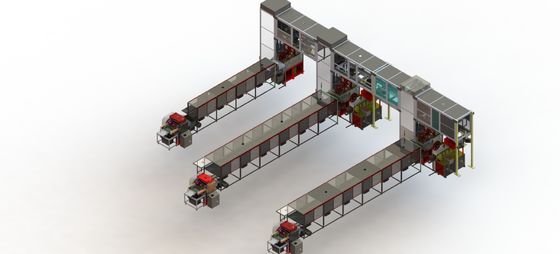 Linea di produzione al ferro-nichel del piatto dell'accumulatore al nickel-cadmio della catena di montaggio del piatto della batteria