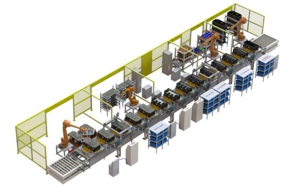 Linea di produzione della batteria al litio di controllo dello SpA automatica per il telefono cellulare automatico del dispositivo d'avviamento