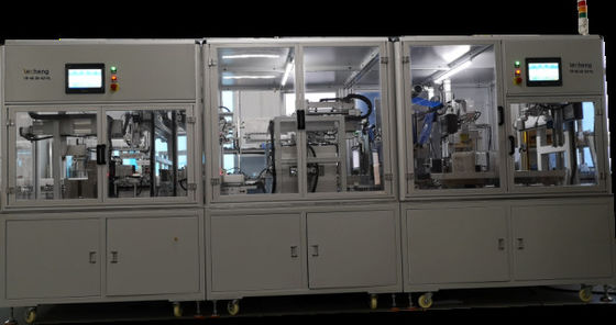 Macchina di alluminio di nastro adesivo di Shell della catena di montaggio automatica dell'Accumulatore litio-ione