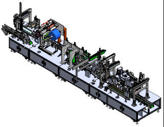 Macchina di alluminio di nastro adesivo di Shell della catena di montaggio automatica dell'Accumulatore litio-ione
