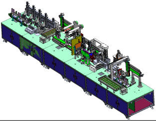 Macchina di alluminio di nastro adesivo di Shell della catena di montaggio automatica dell'Accumulatore litio-ione