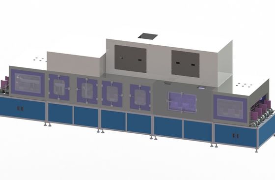 Litio automatico Ion Battery Production Line 18PPM/Min For Square Battery Cleaning