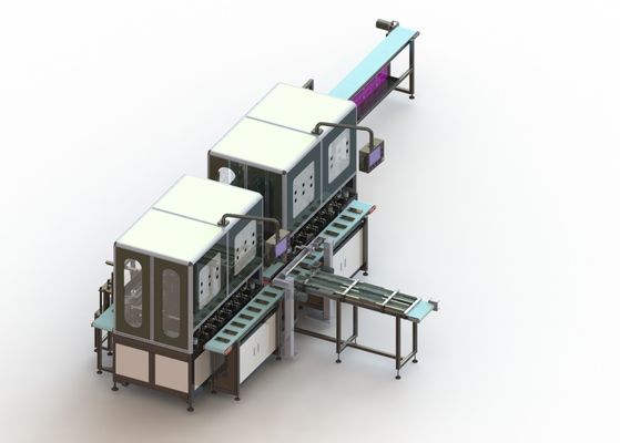 attrezzatura calda di pressatura fredda della stazione del doppio di catena di montaggio dell'Accumulatore litio-ione 15PPM