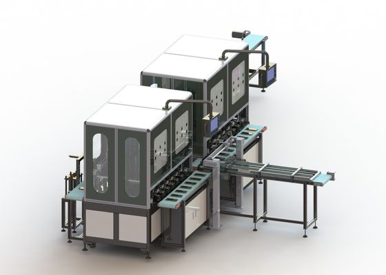 attrezzatura calda di pressatura fredda della stazione del doppio di catena di montaggio dell'Accumulatore litio-ione 15PPM