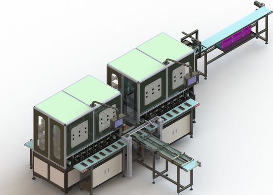 attrezzatura calda di pressatura fredda della stazione del doppio di catena di montaggio dell'Accumulatore litio-ione 15PPM