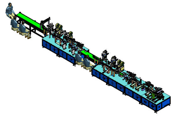 linea molle del pacchetto dell'Assemblea della batteria del PACCHETTO della produzione di attrezzature della batteria dello ione di 3C Li
