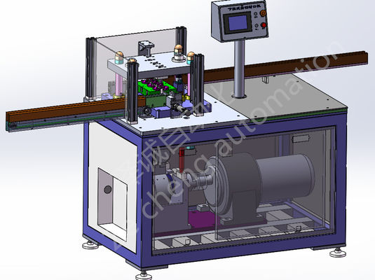 macchina cilindrica di sigillamento della batteria della produzione di attrezzature della batteria dello ione di 1100KG Li