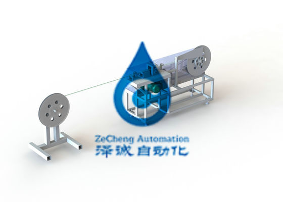 Linea di produzione di perforatore di nastro d'acciaio tridimensionale automatica della batteria al litio