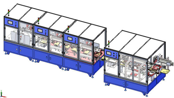 Linea automatica adesiva della batteria dell'attrezzatura di produzione della batteria a basso rumore di potere