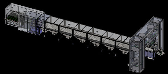 Linea di produzione tecnica automatizzata della tasca di accordo del laminatore del piatto della batteria