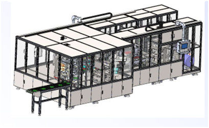 Linea di produzione automatica della batteria flessibile serie morbida della batteria di potere del pacchetto
