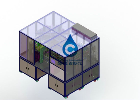 Linea di produzione d'imballaggio automatica accumulatore per di automobile esame ed alimentazione manuali