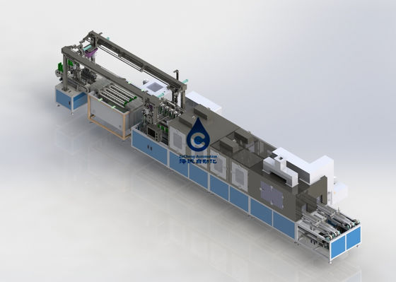 Linea di produzione della batteria al litio 12PPM pulitore ultrasonico SMC della batteria di potere di 380V