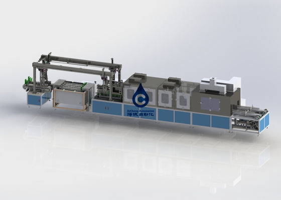 Linea di produzione della batteria al litio 12PPM pulitore ultrasonico SMC della batteria di potere di 380V
