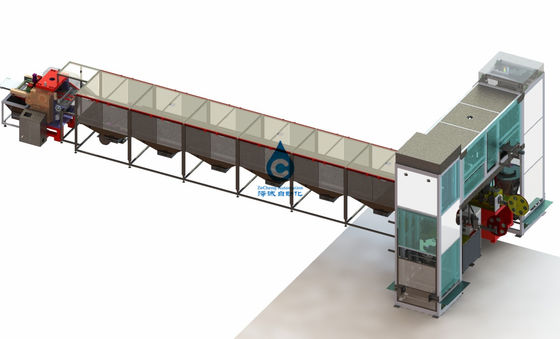 Linea di produzione del piatto dell'accumulatore al nickel-cadmio della catena di montaggio dell'Accumulatore litio-ione del nichel