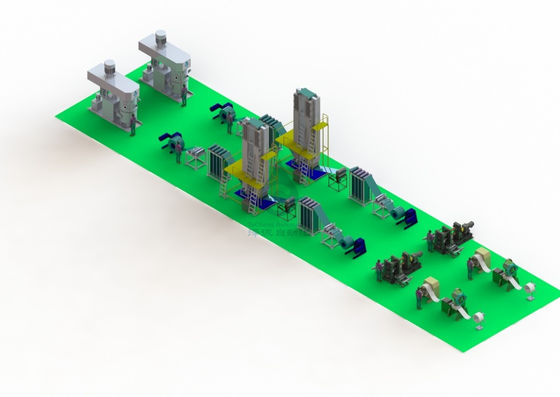 CZinc - batteria del nichel, ferro - batteria del nichel, cadmio - linea di produzione automatica del piatto della batteria del nichel
