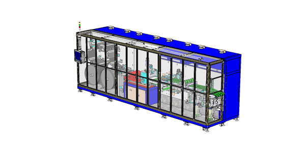 Macchina tagliante 220V del metallo ad alta velocità 30PPM per il pezzo di palo della batteria
