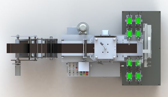 Macchina tagliante 30PPM 3kw 220V del laser del pezzo di palo della batteria con le anse di Palo