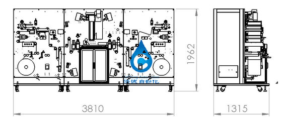 Pezzo di palo della batteria Tab Laser Cutting Machine Laser che fa macchina 3kw 220V