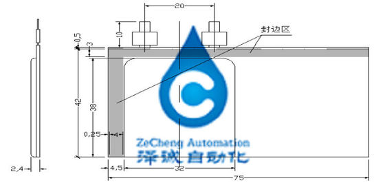 catena di imballaggio completamente automatica della batteria del quadrato dell'attrezzatura di produzione della batteria 380V
