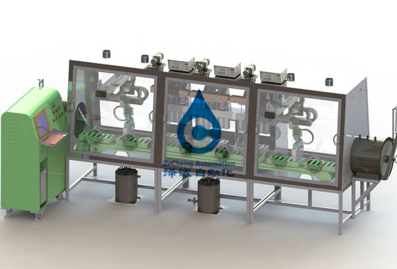 Macchina a iniezione liquida 220V dell'attrezzatura di produzione della batteria di 1,5 chilowatt