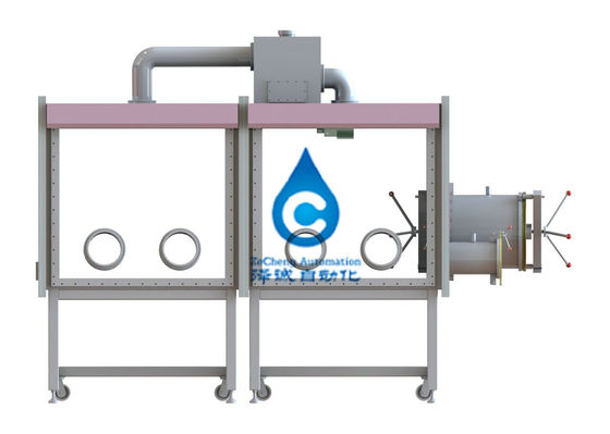 2 scatola per guanti protettiva del contenitore di gas inerte della sezione dell'attrezzatura di produzione della batteria di chilowatt 2